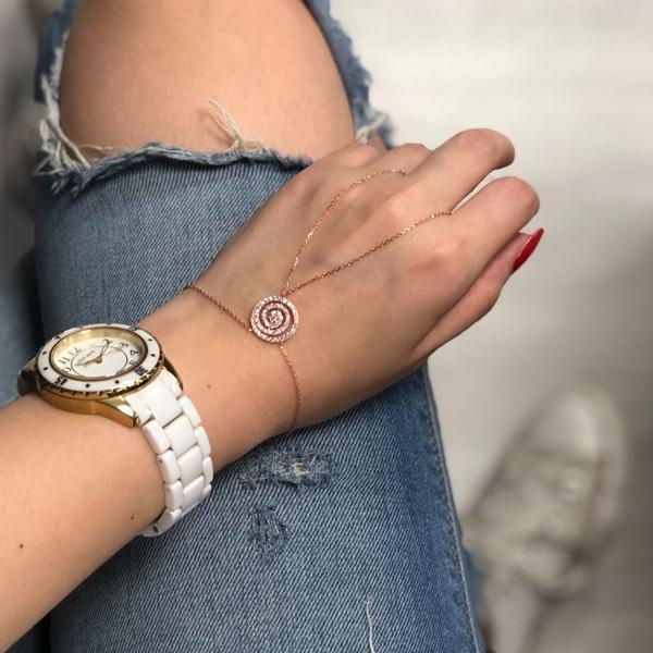 Glorria Gümüş Rose Lava Şahmeran - Image 1