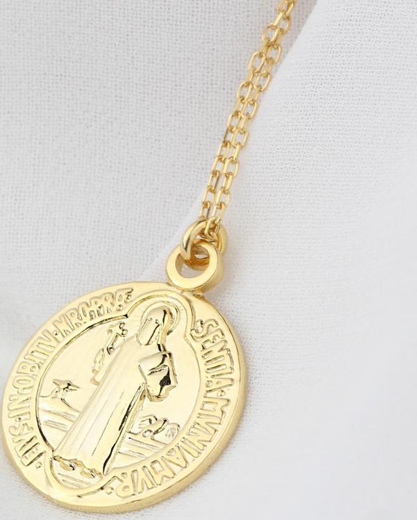 Glorria Gümüş Saint Benedict Kolye - Image 1