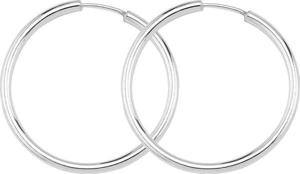 Glorria Gümüş 4,5 cm Halka Küpe - Image 1