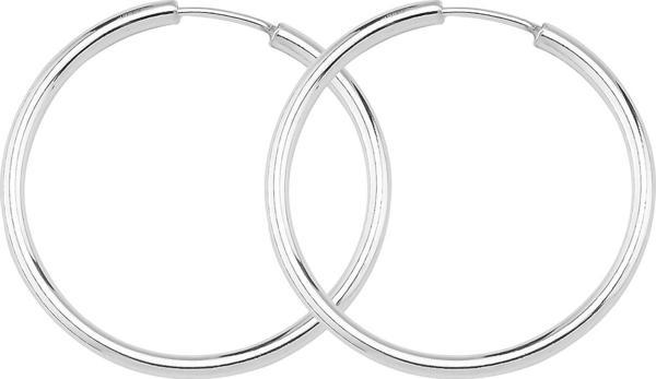 Glorria Gümüş 5,5 cm Halka Küpe - Image 1