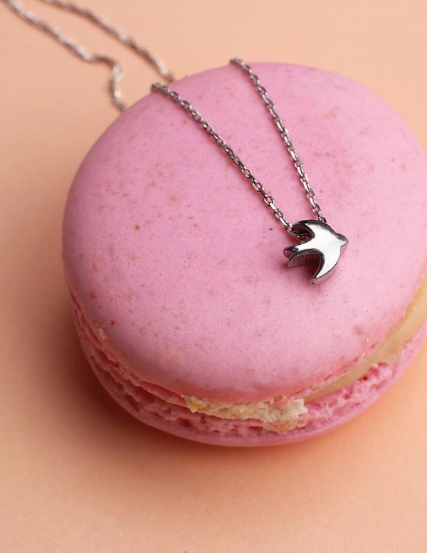 Glorria Gümüş Anka Kuşu Kolye - Image 1