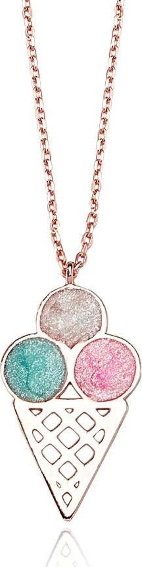 Glorria Gümüş Dondurma Kolye - Image 1