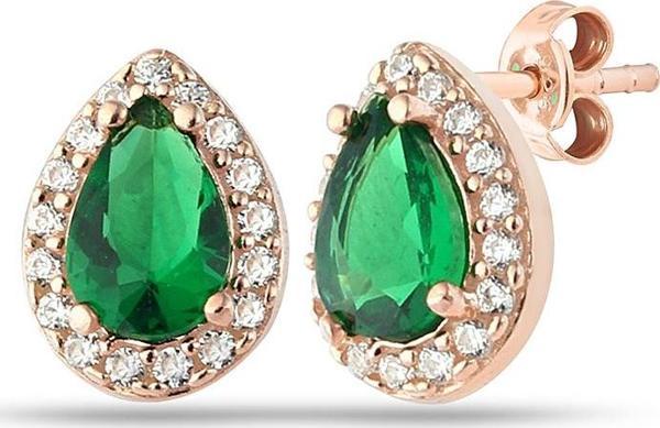 Glorria Gümüş Anturaj Damla Küpe - Image 1