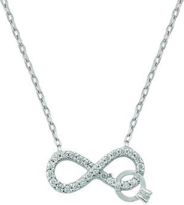 Glorria Gümüş Sonsuzluk Kolye - Image 1