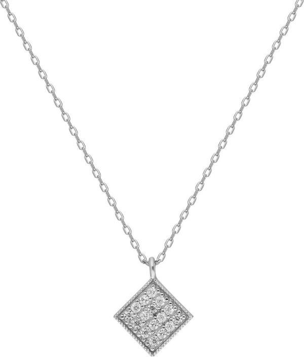 Glorria Gümüş Geometrik Kolye - Image 1