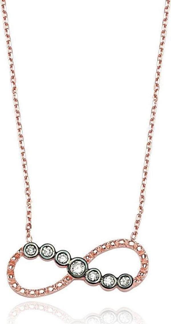 Glorria Gümüş Sonsuzluk Kolye - Image 1