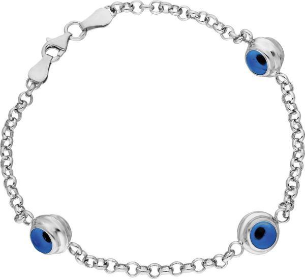 Glorria Gümüş Göz Bileklik - Image 1