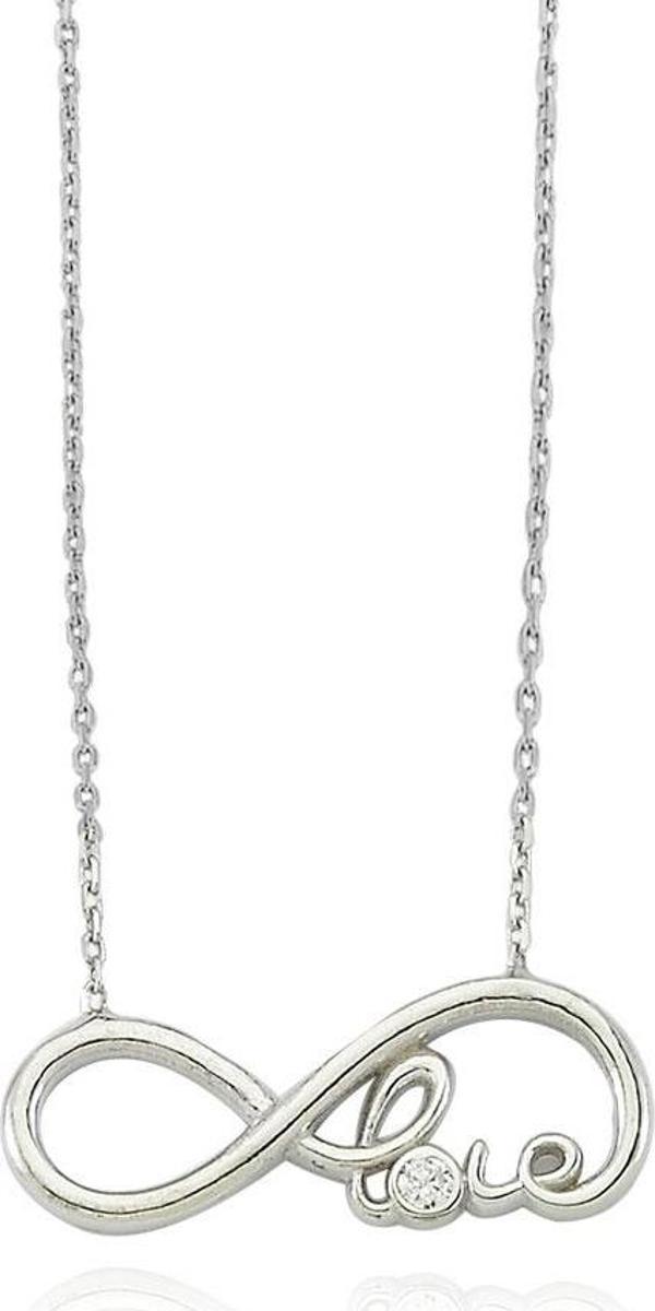 Glorria Gümüş Sonsuzluk Kolye - Image 1