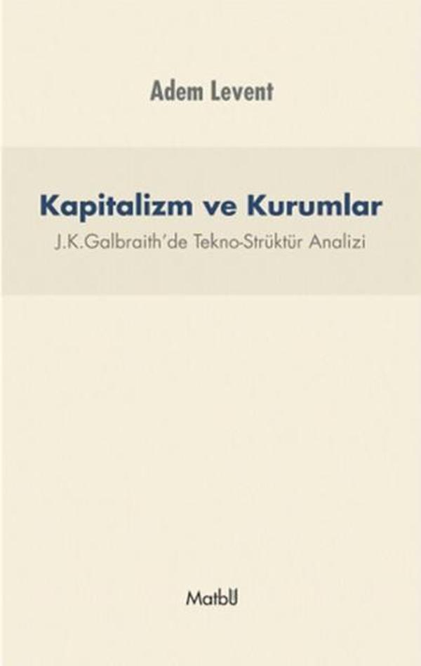 Kapitalizm ve Kurumlar - Matbu - Image 1