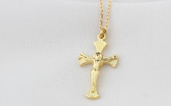 Glorria Gümüş Haç Kolye - Image 1