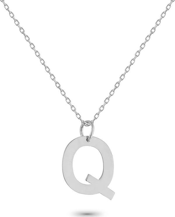Glorria Gümüş Q Harfi Kolye - Image 1
