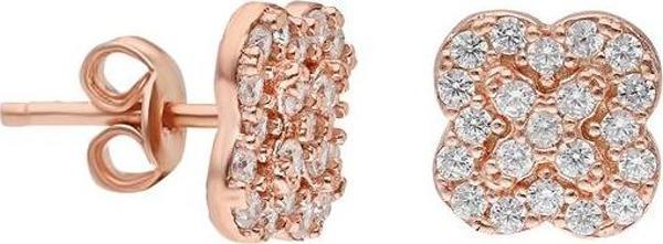 Glorria Gümüş Yonca Küpe - Image 1