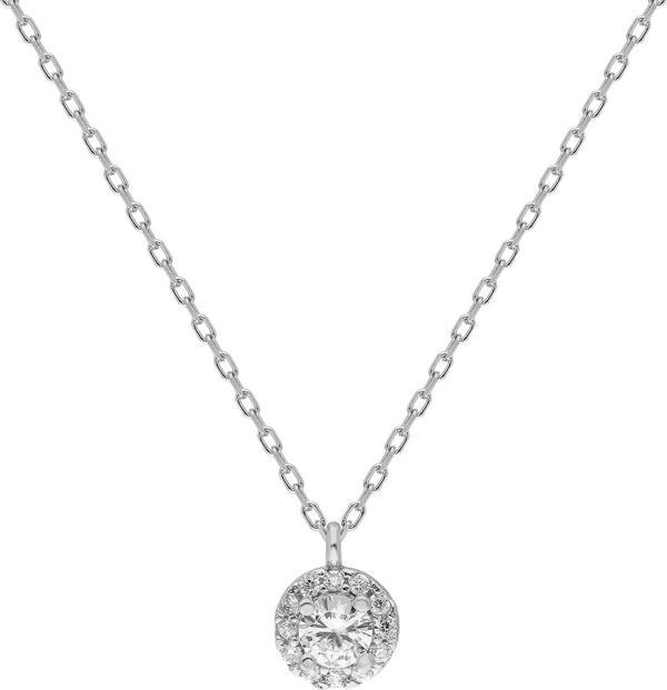 Glorria Gümüş Yuvarlak Anturaj Kolye - Image 1