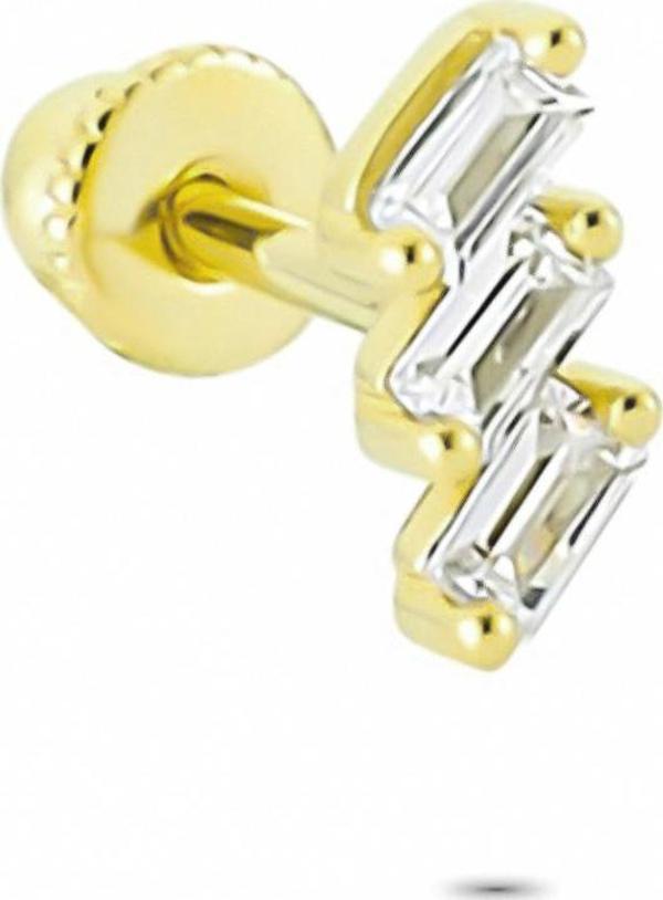 Glorria Altın Geometrik Helix Piercing - Image 1