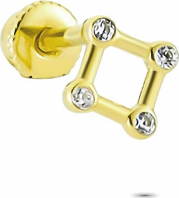 Glorria Altın Geometrik Helix Piercing - Image 1