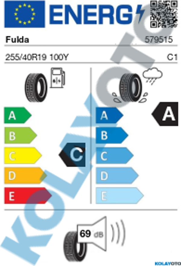 Fulda SportControl 2 255/40R19 100Y XL (Yaz) (2023) - Image 1