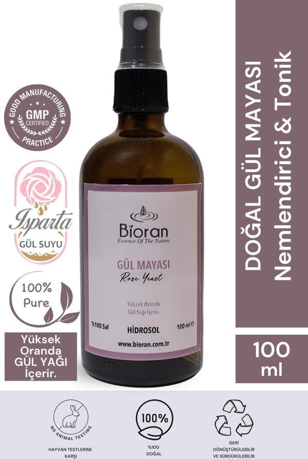 Gül Mayası Aydınlatıcı ve Gözenek Sıkılaştırıcı Sprey Tonik 100 ml - Image 1