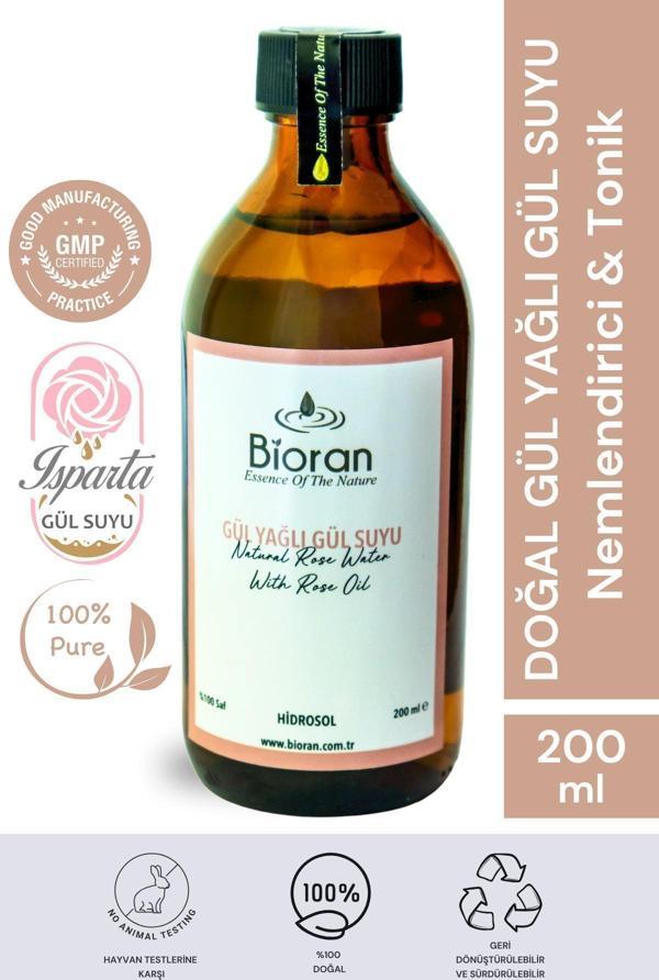 Gül Yağlı Gül Suyu Aydınlatıcı Ve Gözenek Sıkılaştırıcı Tonik 200 ml - Image 1