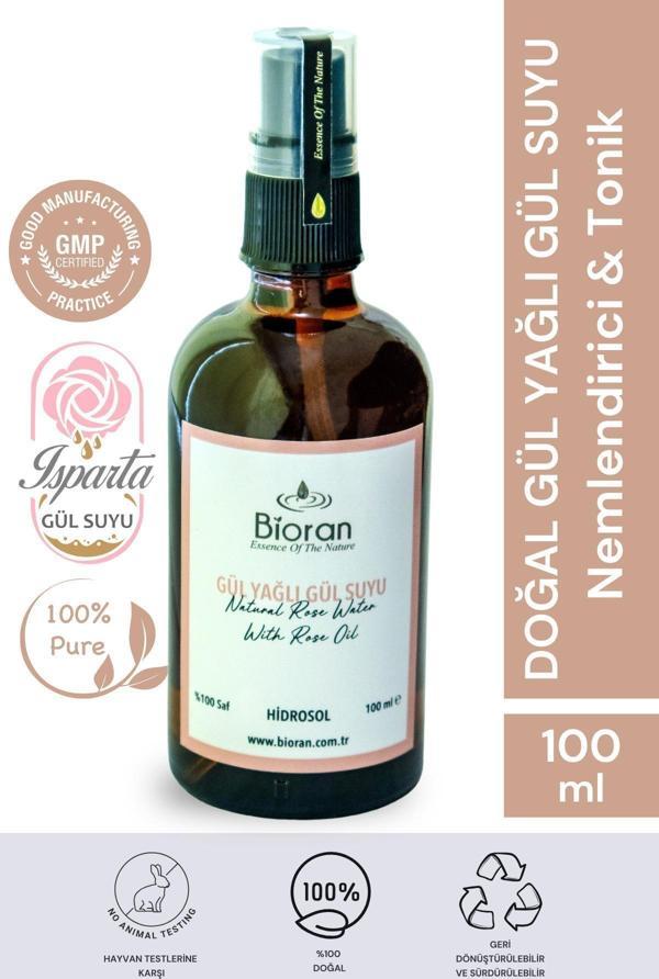 Gül Yağlı Gül Suyu Aydınlatıcı Ve Gözenek Sıkılaştırıcı Sprey Tonik 100 ml - Image 1