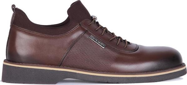 Pierre Cardin 63603 Exclusıve Kahve Deri Erkek Casual Ayakkabı - Image 1