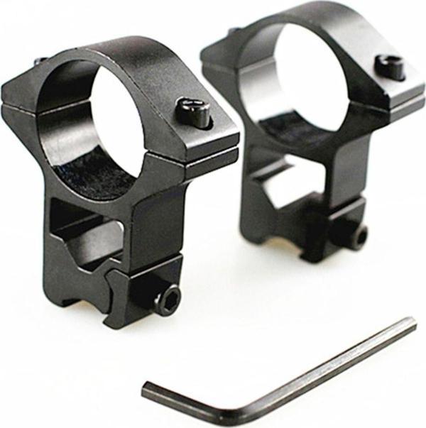 Dürbünü Lazeri Montaj Kelepçesi Çelik Alaşım 11Mm - Image 1