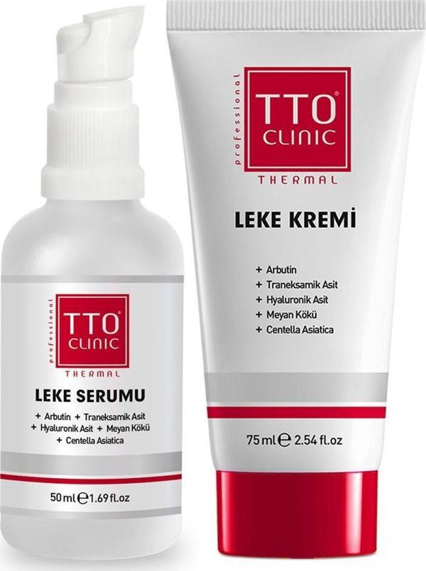 CLINIC LEKE KREMİ 75ML + LEKE SERUMU 50ML HEDİYE - Image 1