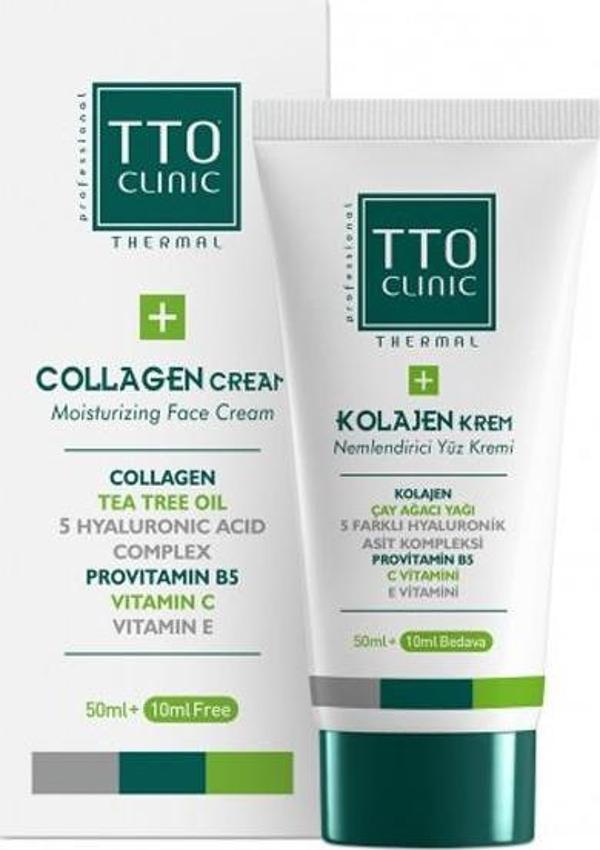TTO CLINIC KOLAJEN KREM (+) Nemlendirici Yüz Kremi - Image 1