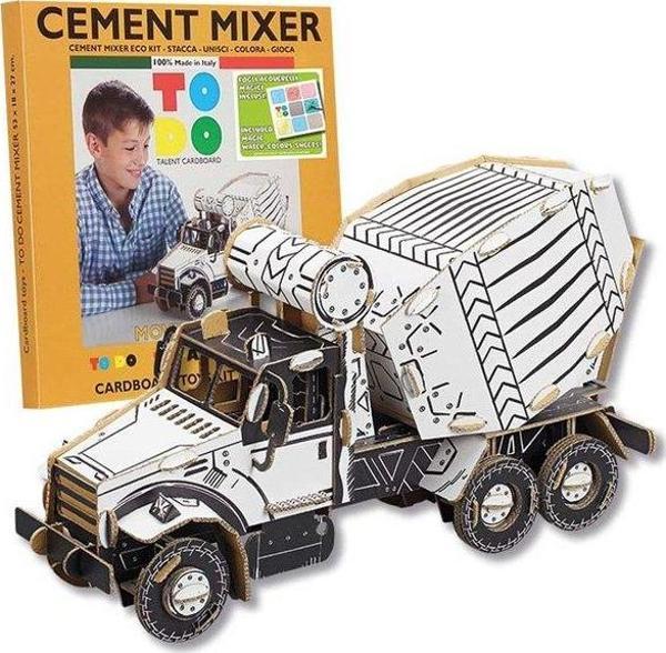 Todo Cement Mixer 3D Boyanabilir Maket Cm6023 - Image 1