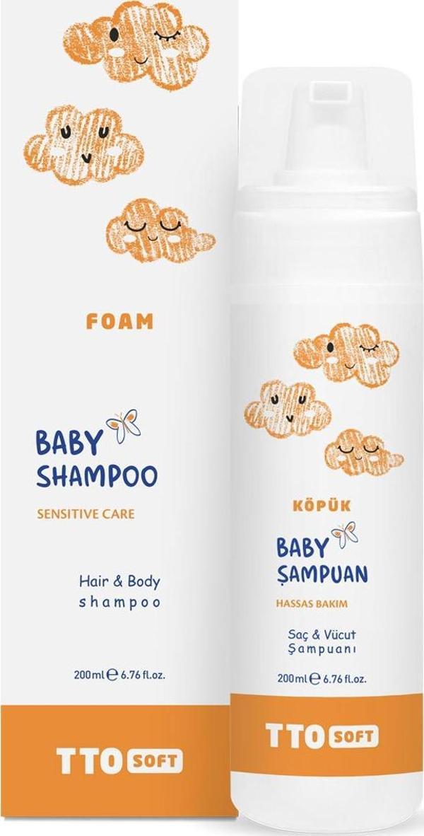 TTO SOFT BEBEK KÖPÜK ŞAMPUANI 200 ML - Image 1