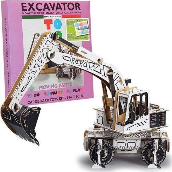 Todo Excavator 3D Boyanabilir Maket Ex6019 - Image 1