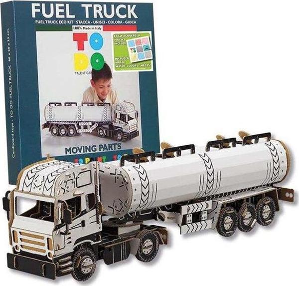 Todo Fuel Truck 3D Boyanabilir Maket Fl6024 - Image 1