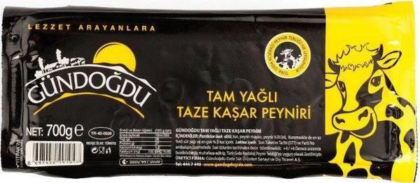 Gündoğdu Taze Kaşar Peynir 700 gr - Image 1