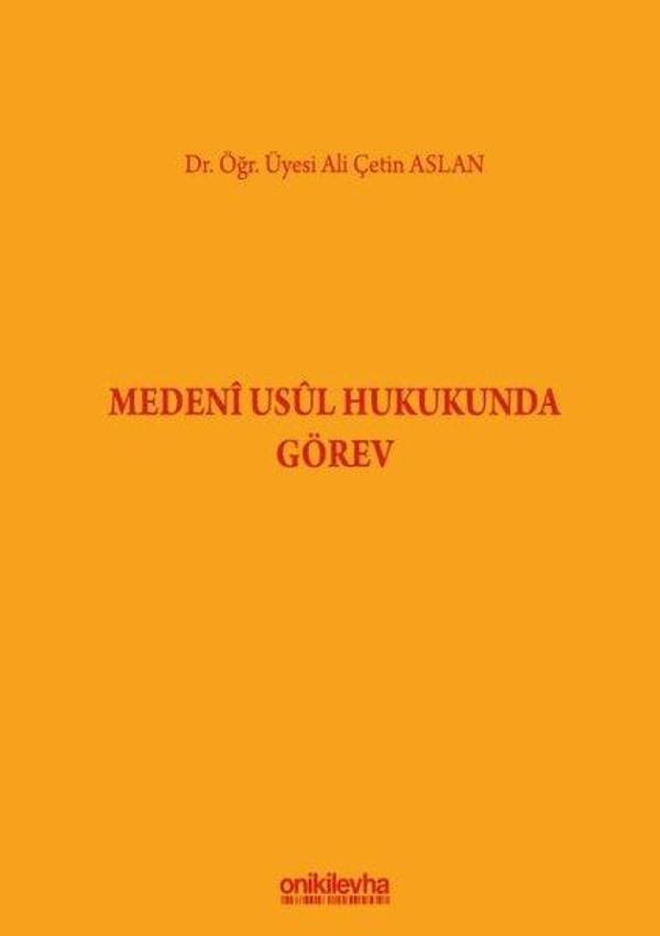 Medeni Usul Hukukunda Görev - On İki Levha Yayıncılık - Image 1