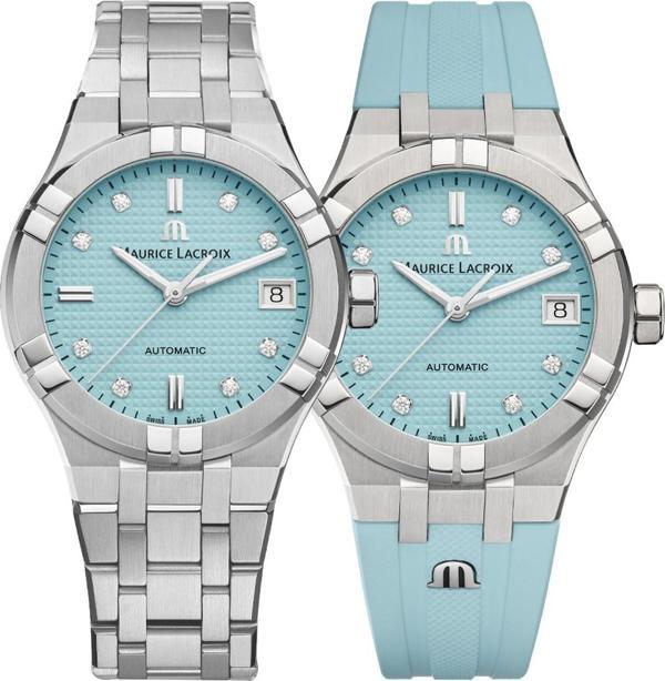 Maurice Lacroix ML-AI6006SS00F451-C Pırlantalı Kadın Kol Saati ve Yedek Kordon - Image 1