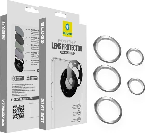 Blueo Sam S23 Ultra Gümüş Kamera Lens Koruyucu - Image 1