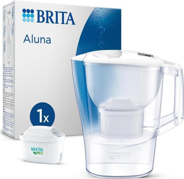 BRITA Aluna Cool Maxtra Pro All-In-1 Filtreli Su Arıtma Sürahisi - Beyaz - Image 1