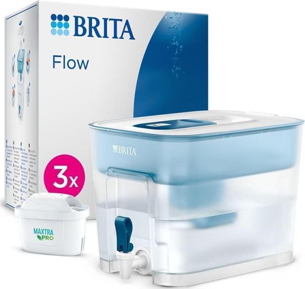 BRITA Flow 3x Maxtra Pro All-In-1 Filtreli Su Arıtma Sebili – 8,2 L - Image 1