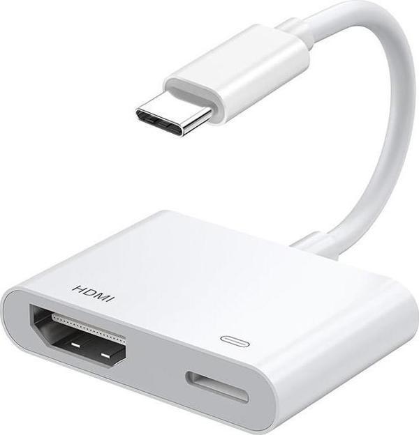 Coofbe Type-c to HDMİ Dönüştürücü Dijital AV Adaptörü Switch MacBook16 Pro Huawei İphone 15 Uyumlu - Image 1