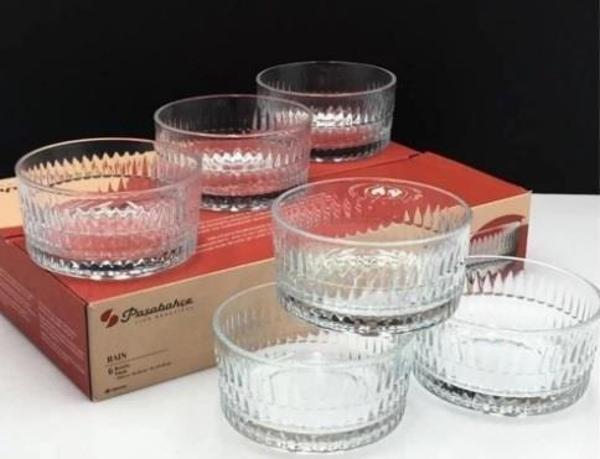 Paşabahçe 530122 Rain 300cc/10oz 6Lı Kase Takımı - Image 1