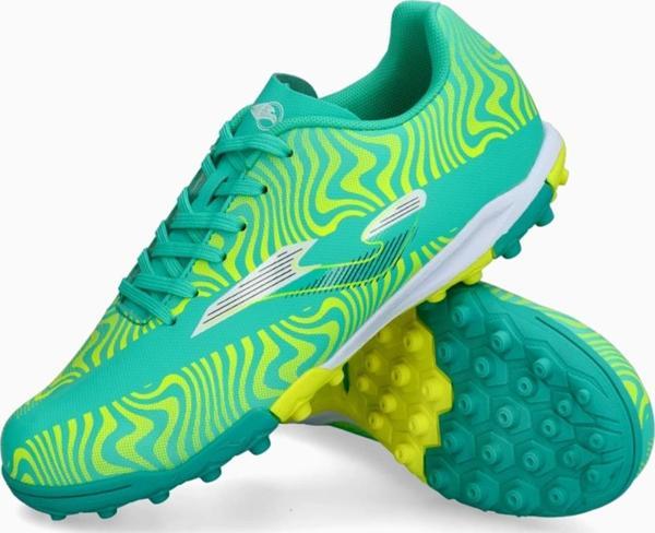 Joma Evolution JR 2415 EVJW2415TF Turkuaz & Sarı Erkek Çocuk Halı Saha Ayakkabı - Image 1