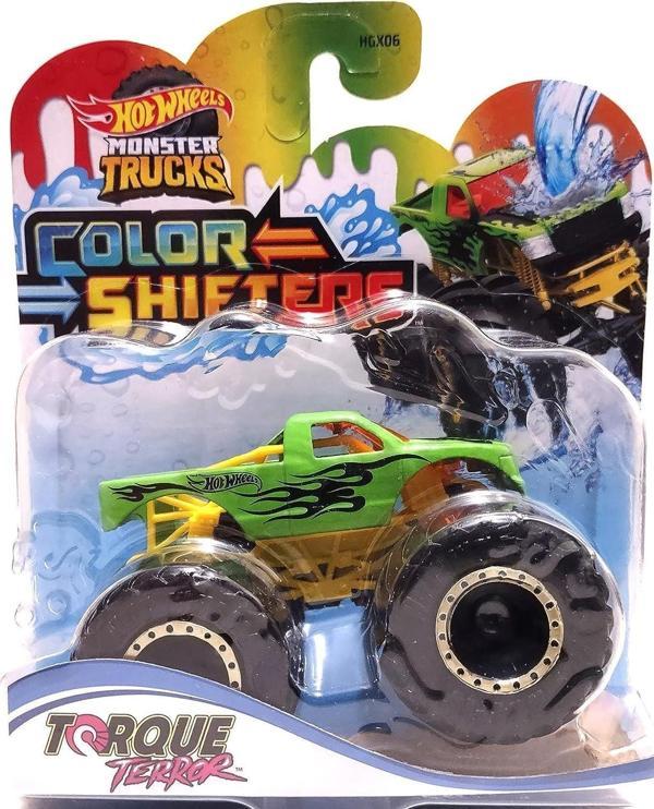 Hot Wheels Monster Trucks Renk Değiştiren Araçlar HGX06-HMH34 - Image 1