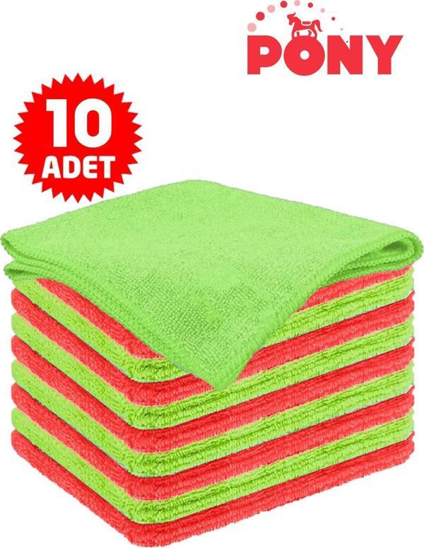 PONY MİKROFİBER TEMİZLİK BEZİ 10 LU - Image 1