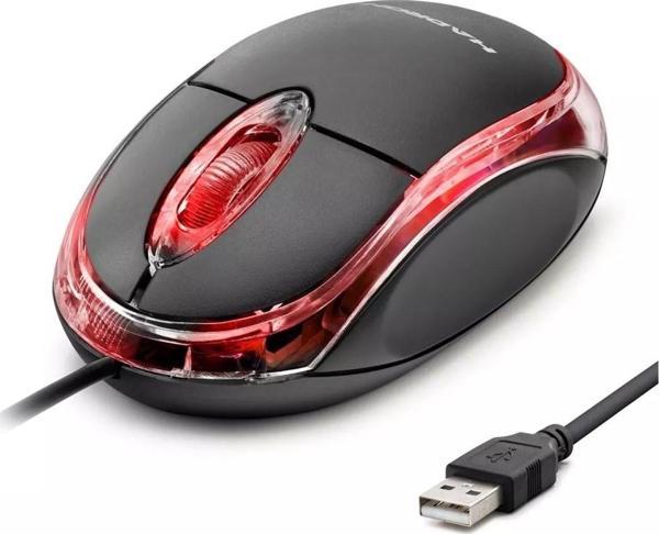 Hadron HDX3251 (5601) Mouse Kablolu USB Ledli - Image 1