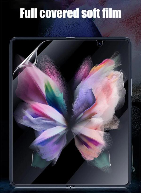 Samsung Galaxy Z Fold 6 Uyumlu 2 Ön 1 Arka Body Şeffaf Ultra koruyucu Nano Jelatin - Image 1