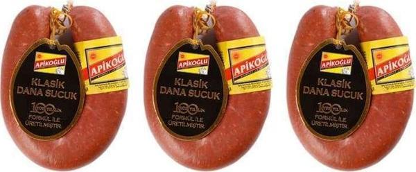 Apikoğlu 100 Yıllık Formül Klasik Kangal Sucuk 3'lü 1400 gr - Image 1