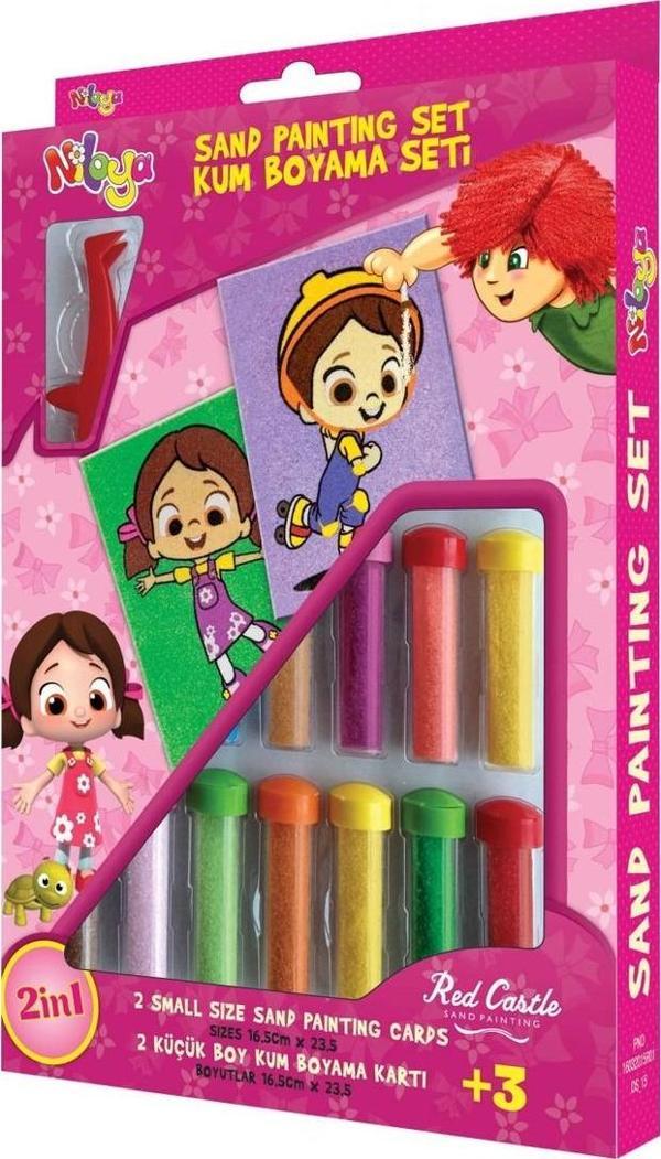 Eğitici ve Eğlenceli Kum Boyama Seti Disney Niloya DS-15 - Image 1