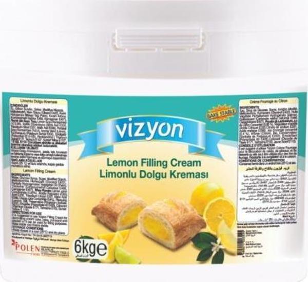 Vizyon Limonlu Dolgu Kreması 6 kg - Image 1