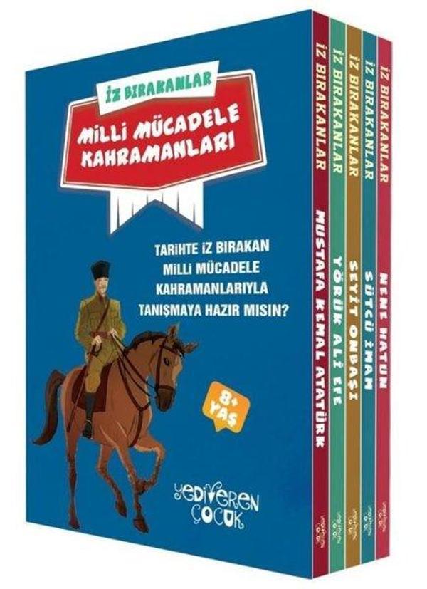 İz Bırakanlar - Milli Mücadele Kahramanları Seti - 5 Kitap Takım - Yediveren Çocuk - Image 1