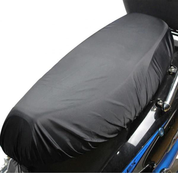 Spacy Activa Vespa Küçük Model Scooter Universal Motosiklet Siyah Sele Kılıfı Motor Koltuk Brandası - Image 1