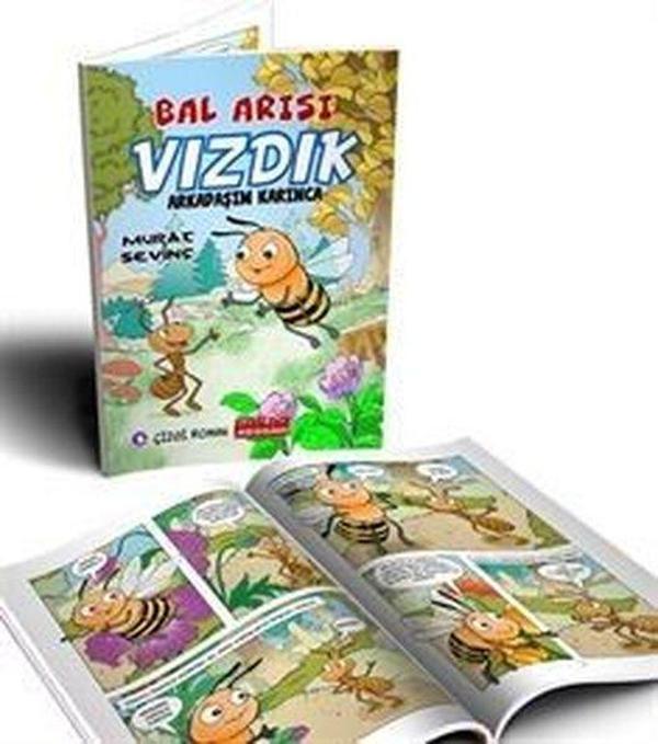 Bal Arısı Vızdık - Arkadaşım Karınca - Bordo Ressam - Image 1